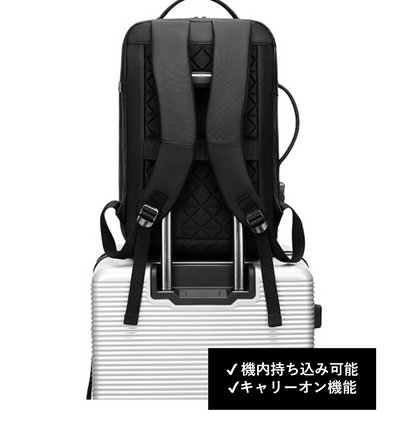 [W STORE] 地球製 ビジネスリュック (ブラック) wbp-rc1-black